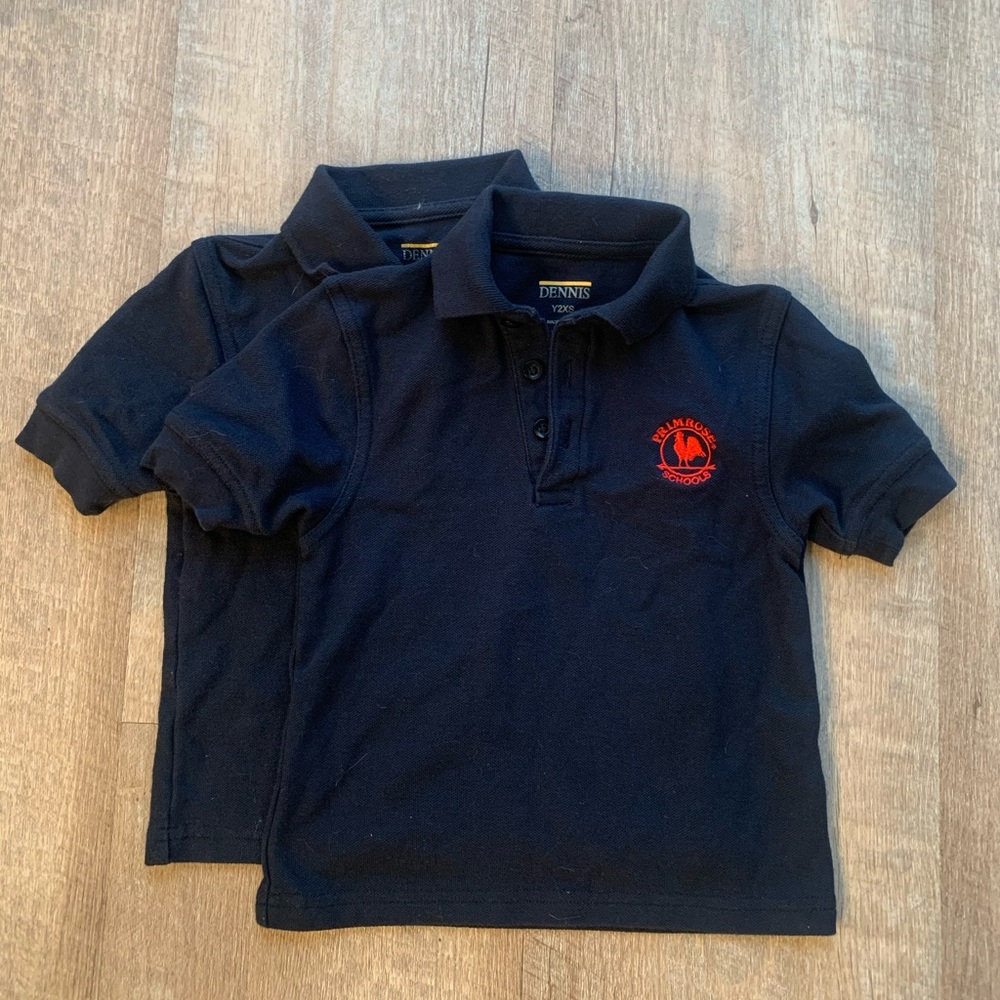 Set of 3 Primrose Navy Polo Shirts by Dennis